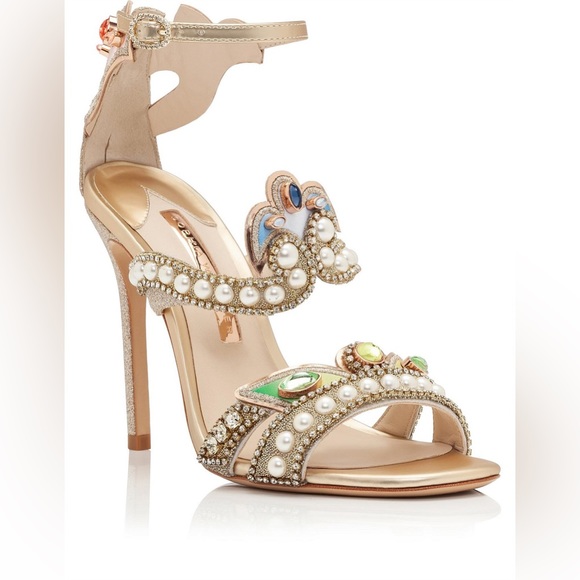 Sophia Webster Shoes - SOPHIA WEBSTER - *Minerva* Gold Strappy Sandals made for a GODDESS. SIZE 40.